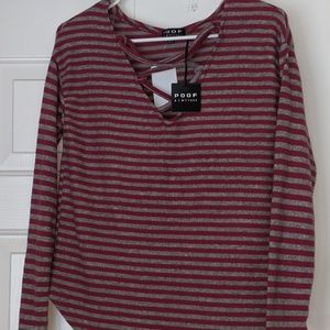 Long sleeved shirt blouse